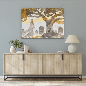 Cemetery Ghost - Luxury Wall Art