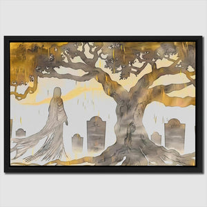 Cemetery Ghost - Luxury Wall Art