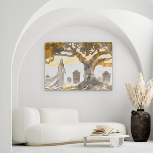 Cemetery Ghost - Luxury Wall Art