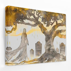 Cemetery Ghost - Luxury Wall Art