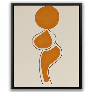 Thick Beauty Modern Illustration - Luxury Wall Art 