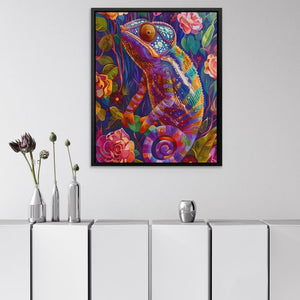 Chameleon Gaze - Luxury Wall Art