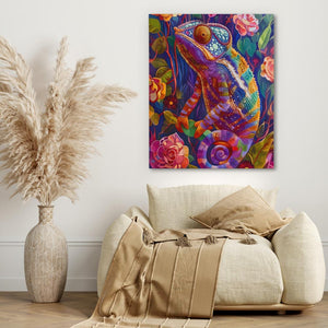 Chameleon Gaze - Luxury Wall Art