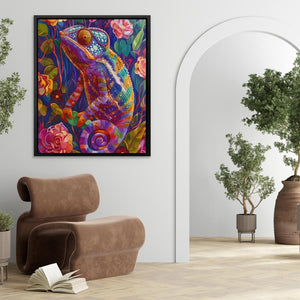 Chameleon Gaze - Luxury Wall Art