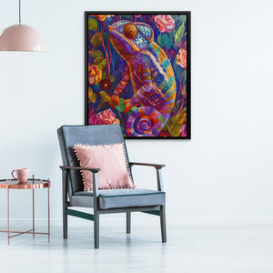 Chameleon Gaze - Luxury Wall Art