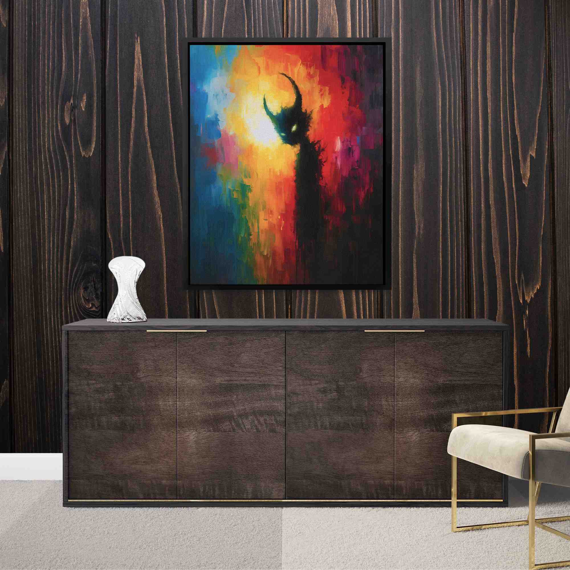 Chaotic Rainbow - Luxury Wall Art