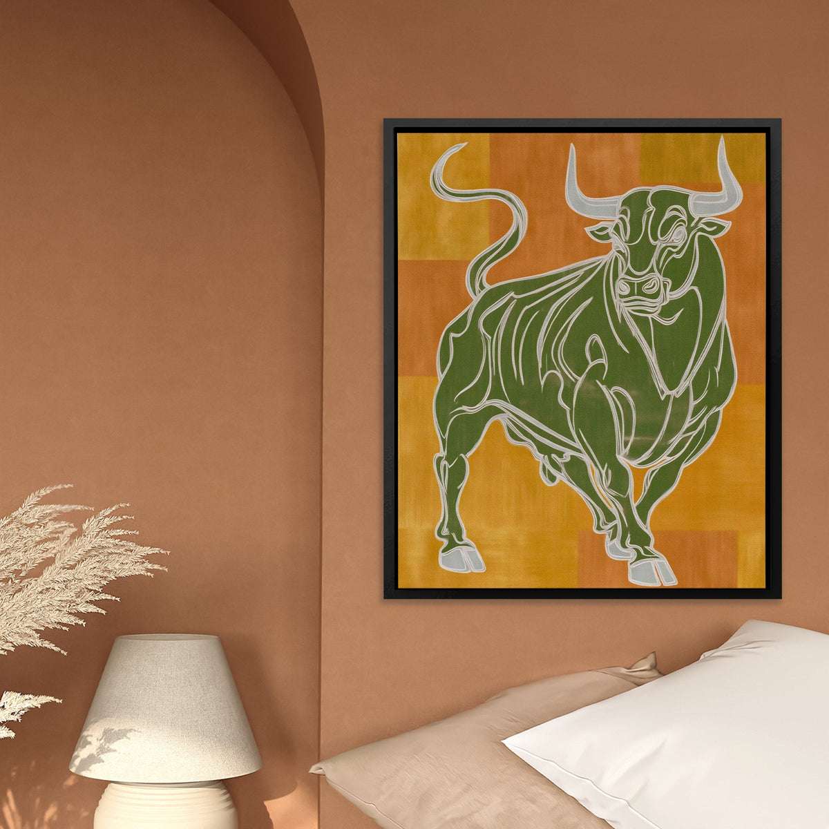 Charging Emerald Force - Luxury Wall Art