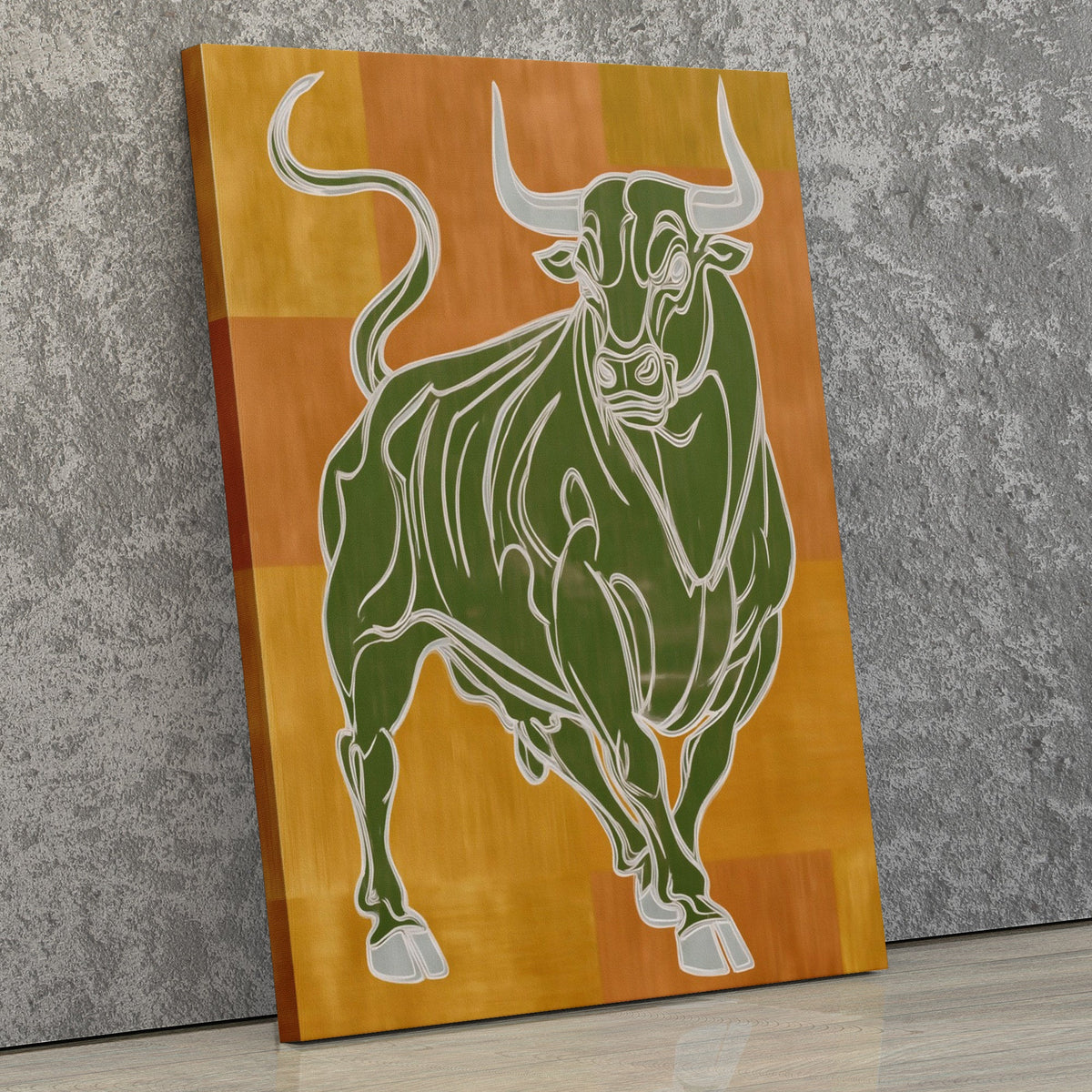 Charging Emerald Force - Luxury Wall Art