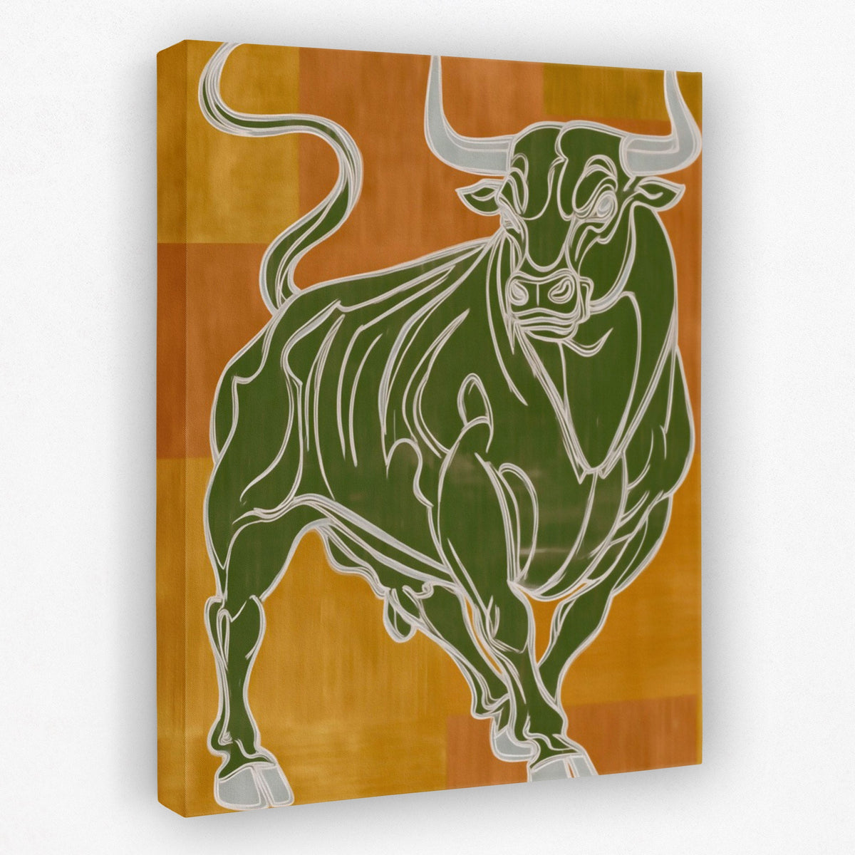 Charging Emerald Force - Luxury Wall Art