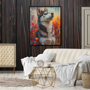 Charming Husky - Luxury Wall Art