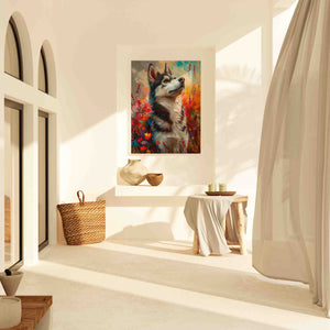 Charming Husky - Luxury Wall Art