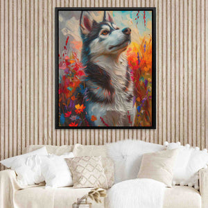 Charming Husky - Luxury Wall Art