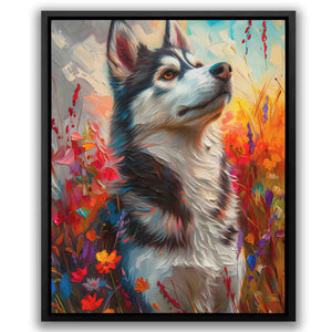 Charming Husky - Luxury Wall Art