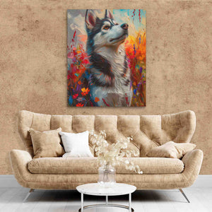 Charming Husky - Luxury Wall Art