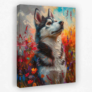 Charming Husky - Luxury Wall Art