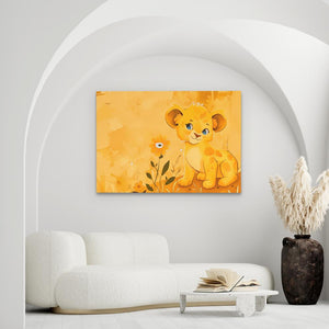 Charming Lion Cub - Luxury Wall Art