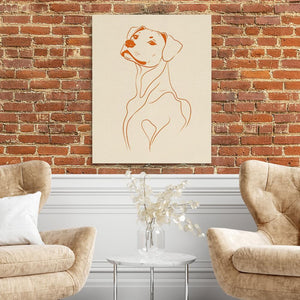 Charming Pup - Luxury Wall Art