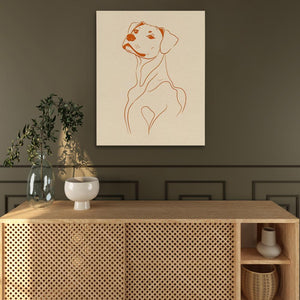 Charming Pup - Luxury Wall Art