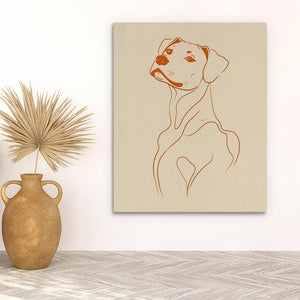 Charming Pup - Luxury Wall Art