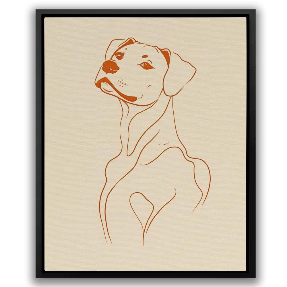 Charming Pup - Luxury Wall Art