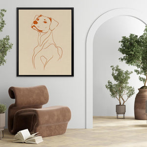 Charming Pup - Luxury Wall Art