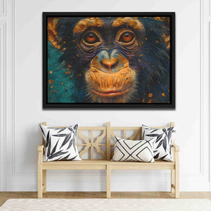 Cheerful Chimp - Luxury Wall Art