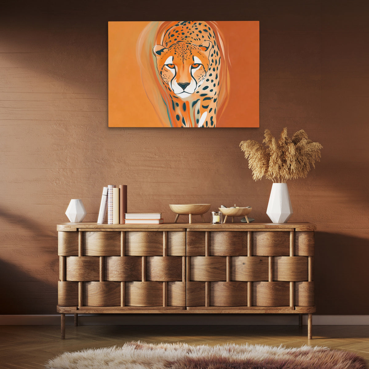 Cheetah Atmospheric Oil — Cheetah Atmospheric Oil Brown Room Clean 61