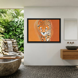 Cheetah Atmospheric Oil — Cheetah Atmospheric Oil Outdoor Bathroom Land 169