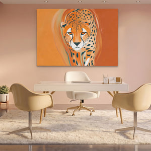 Cheetah Atmospheric Oil — Cheetah Atmospheric Oil Pink Office Land 205