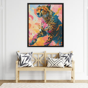 Cheetah Chasing - Luxury Wall Art