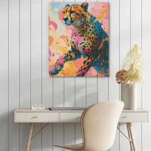 Cheetah Chasing - Luxury Wall Art