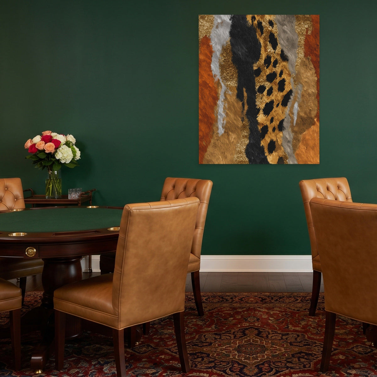 Cheetah Desert Sprint - Luxury Wall Art