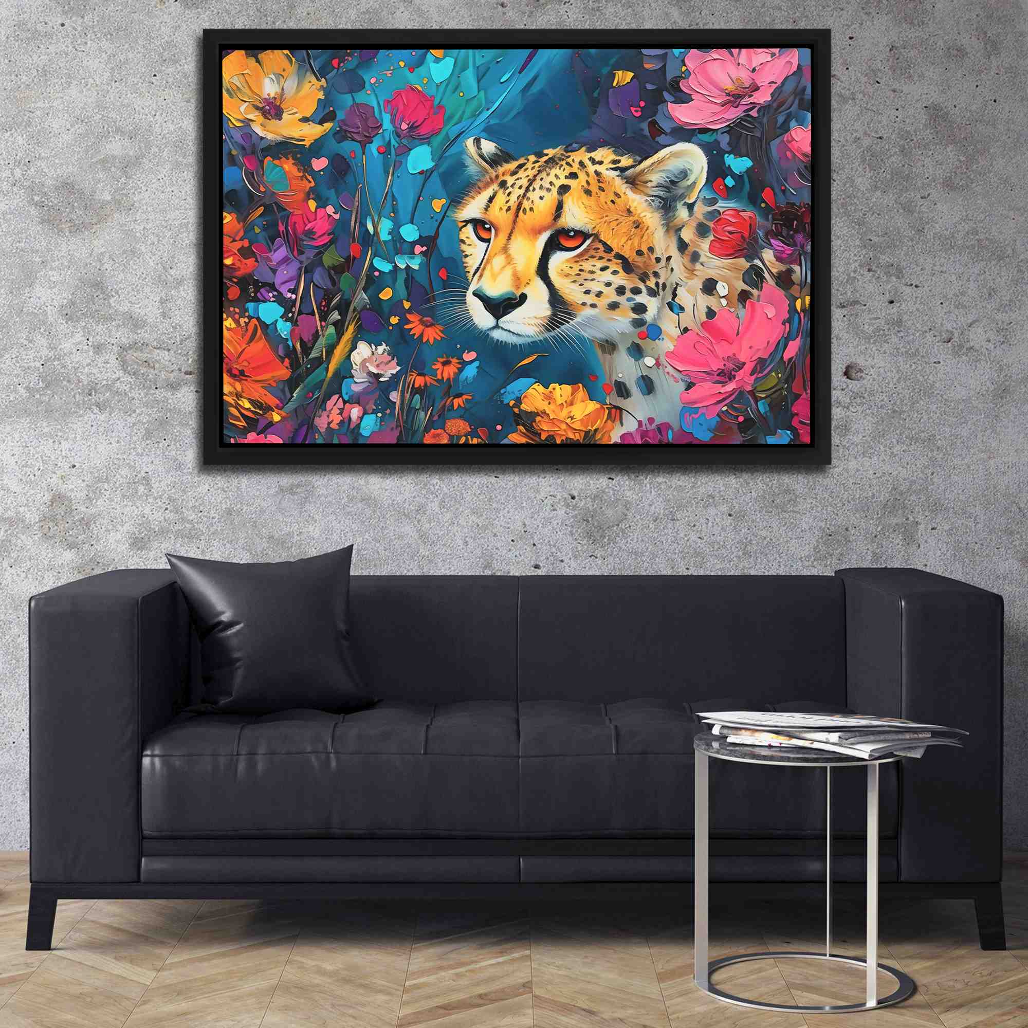 Cheetah Garden - Luxury Wall Art