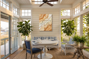 Cheetah Golden Marble — cheetah golden marble sunroom with furniture 1port flush print