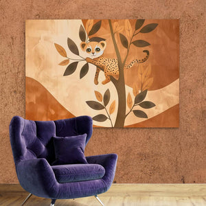 Cheetah in a Tree - Luxury Wall Art