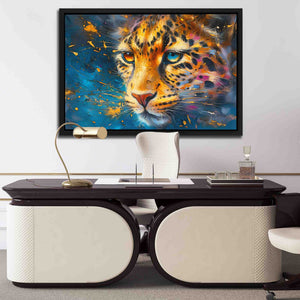 Cheetah in Moonlight - Luxury Wall Art