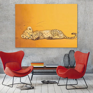 Cheetah Nap - Luxury Wall Art