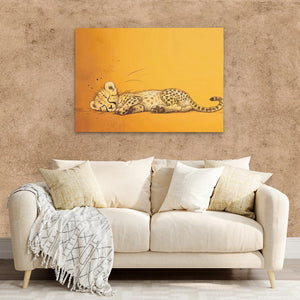 Cheetah Nap - Luxury Wall Art