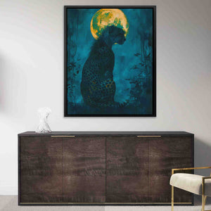 Cheetah Night Prowl - Luxury Wall Art