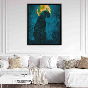 Cheetah Night Prowl - Luxury Wall Art