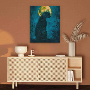 Cheetah Night Prowl - Luxury Wall Art