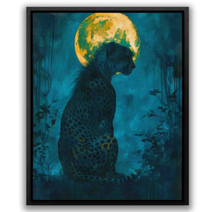 Cheetah Night Prowl - Luxury Wall Art