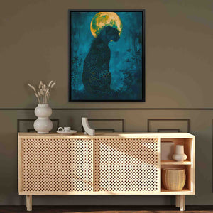 Cheetah Night Prowl - Luxury Wall Art