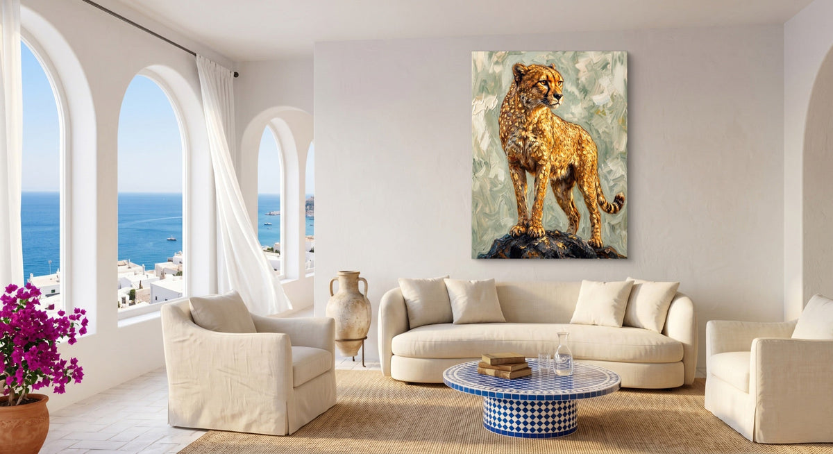 Cheetah On Watch - Luxury Wall Art