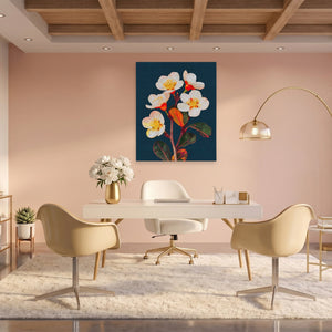 Cherry Blossom Botanical - Luxury Wall Art
