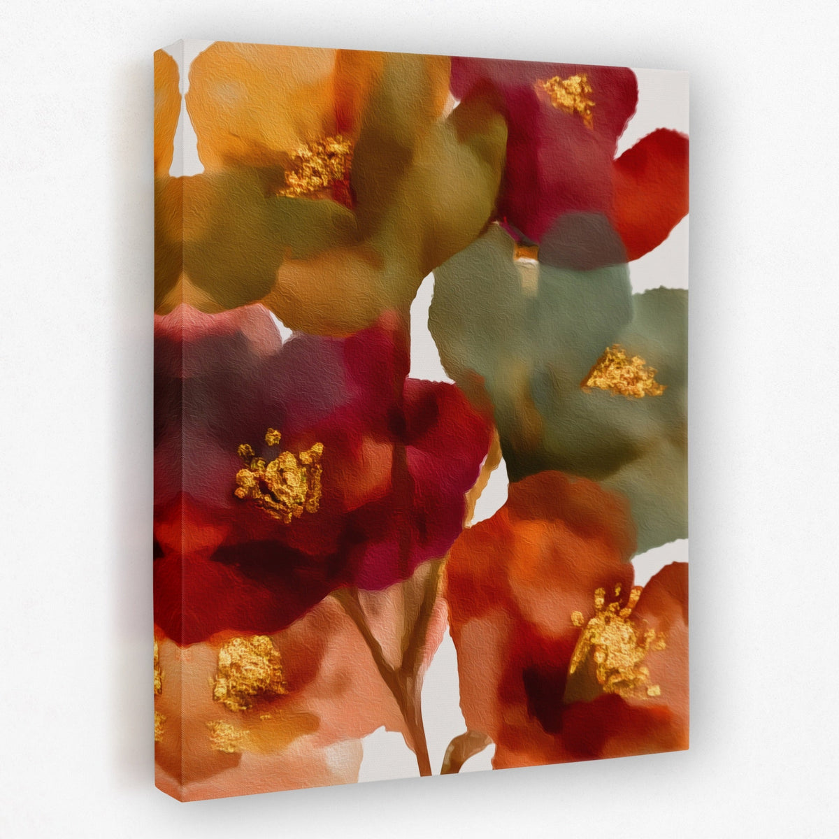 Cherry Blossom Gold - Luxury Wall Art