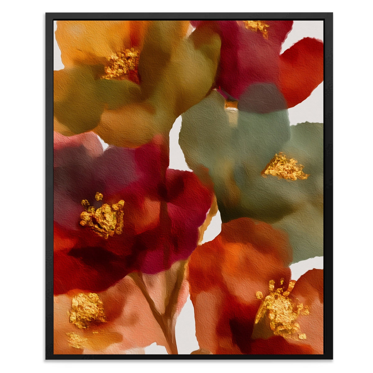 Cherry Blossom Gold - Luxury Wall Art