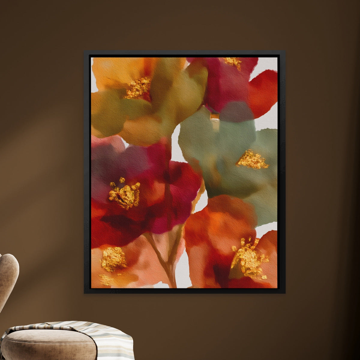 Cherry Blossom Gold - Luxury Wall Art