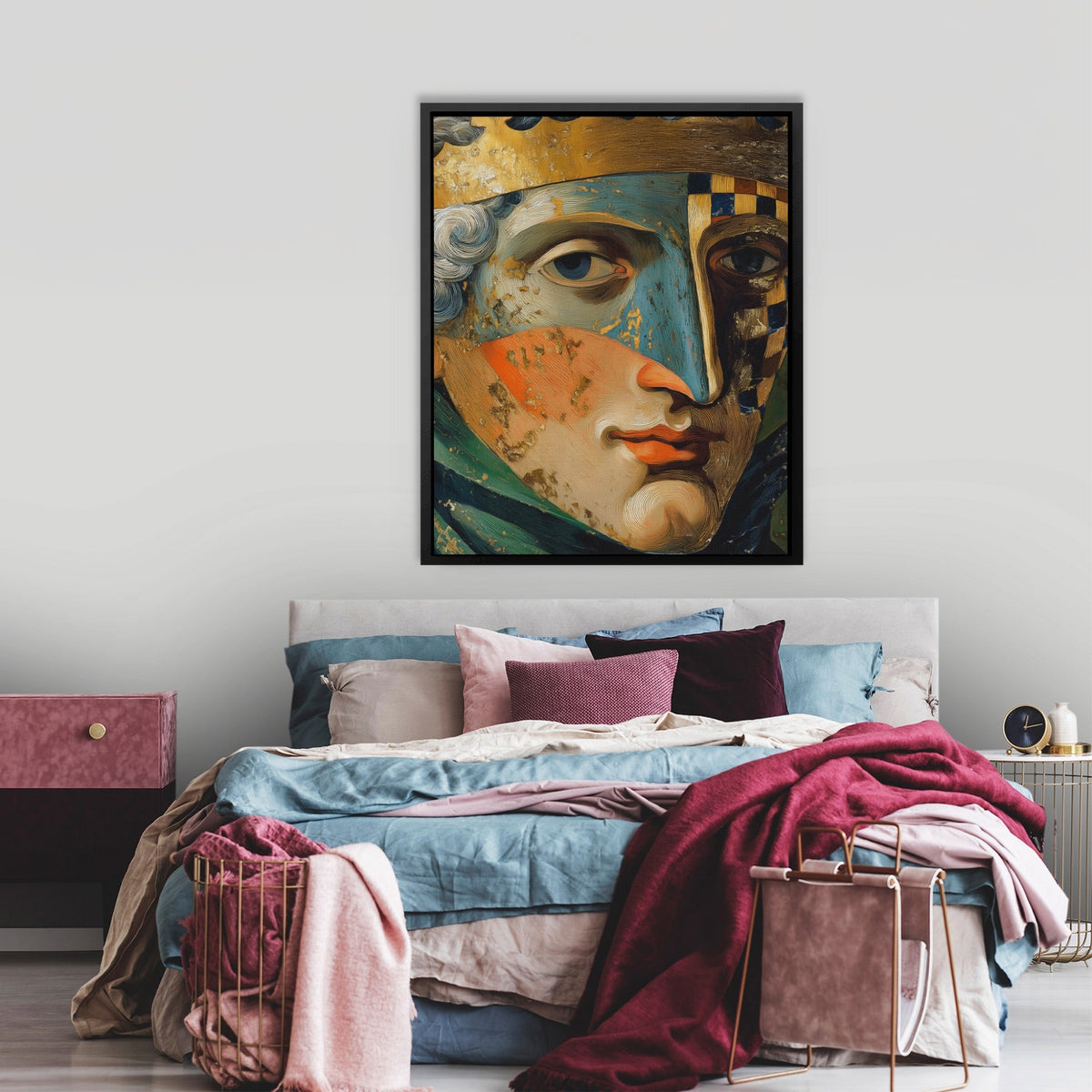 Chess King Metamorphosis - Luxury Wall Art