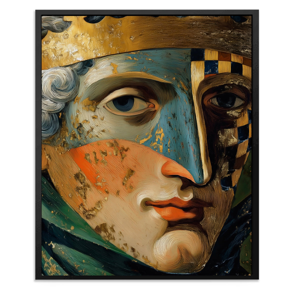 Chess King Metamorphosis - Luxury Wall Art